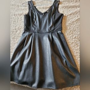 Leather dress